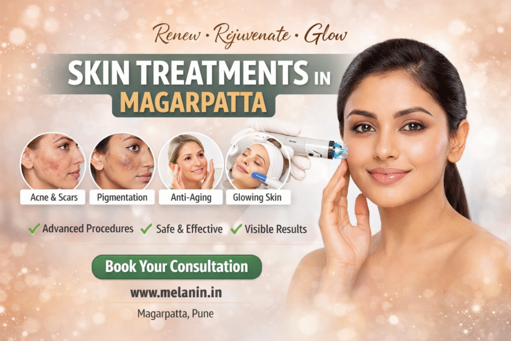 Advanced skin treatments in Magarpatta for glowing, acne-free and youthful skin